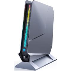 TOPGRO Mini spēļu dators Core i9-9980HK GTX 1650 4GB, 32GB DDR4 RAM/1to PCIe 4.0 SSD WiFi6E, BT5.3 un 1.0Gbps LAN, 2 x HDMI, 1 x USB-C, 4K@60Hz Windows 11 Pro (pelēks)