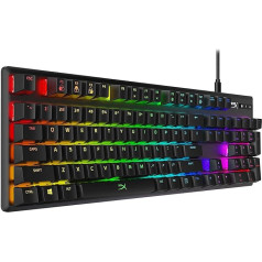 HyperX Alloy Origins - RGB mehāniskā spēļu tastatūra, HyperX Aqua, (QWERTY - ASV izkārtojums)