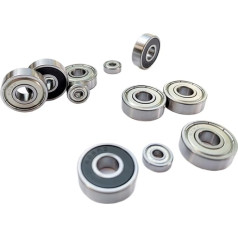 2 Stück Nicht standardmäßige Motor-Speziallager 16101ZZ 16101-2RS Größe 12 * 30 * 8(ZZ)