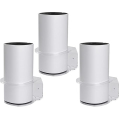 BECEMURU Sienas stiprinājuma statīva turētājs Stabilitāte Akrila aizsargvāciņš Maršrutētāja aizsardzība ar skrūvgriezi Saderīgs ar Deco M4/P9/S4/S4/S7/E4 WiFi Mesh Wi-Fi sistēmu (komplektā 3)
