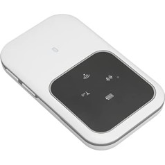 Pārnēsājams WiFi rūteris atbloķēts ceļošanai Abs White H80 Mobile Hotspot Multifunction Plug-in Card Slim 4G ar LED displeju Āra auto