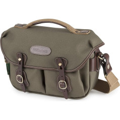 Billingham Hadley Small Pro somiņa fotoaparātam (Sage FibreNyte/Chocolate Leather)