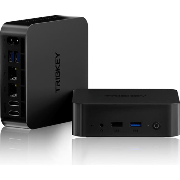 TRIGKEY Key N Mini PC 12 collu Intel Alder Lake-N95 16G DDR4 500G M.2 NVME SSD 2280, HDMI × 2/LAN × 2/WiFi 5/BT5.0/USB 3.2 × 3/ USB 2.0 × 1