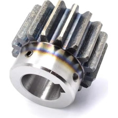Iepakojumā 2 spieķi 12T 14 15 16 Caurumu diametrs 6 8 10 10 12 12 14 15 mm 45# Tērauda ritenis (2M14Thole10)