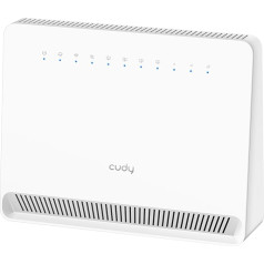 Cudy atbloķēts 4G LTE Cat 6 gigabitu modems maršrutētājs ar SIM kartes slotu, 2 CA, AC1200 WiFi, SMA, OpenVPN, Wireguard, IPsec, VPN, LT700E