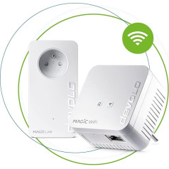 Devolo Magic 1 WiFi Mini White 1200 Mbps Magic 1 Mini 8562 (piemērots Francijai)