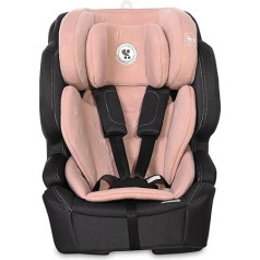 Lorelli Andromeda autokrēsliņš ar Isofix i-Size, augošs autokrēsliņš bērniem no 76-150 cm, bērnu sēdeklītis, autokrēsliņš, regulējams galvas balsts, 5 punktu drošības josta, rozā krāsā