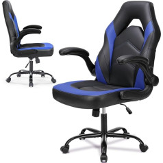 SURFOU spēļu krēsls, biroja krēsls, rakstāmgalda krēsls, ergonomisks, Gamer krēsls, vīriešu spēļu krēsls, spēļu krēsls, datorkrēsls, spēļu krēsls, spēļu krēsls, spēļu krēsls, zils
