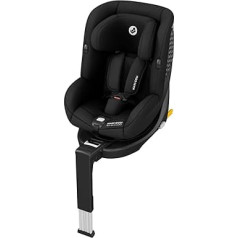 Maxi-Cosi Mica 360 S Comfort, elpojošs audums, autokrēsliņš ar 360 grādu rotāciju, 0-4 gadi (40-105 cm), FlexiSpin rotācija, 5 nolieces pozīcijas, G-CELL aizsardzība, Easy-in drošības jostu āķi, autentiski melns