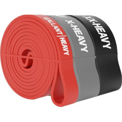 Gallant pretestības lentes - Pull Up Bands komplekts - dažādi līmeņi, biezas, smagas, stiepšanās lentes vingrinājumiem, treniņiem, kalistēnikai, spēka celšanai, Crossfit, jogai - vīriešiem un sievietēm