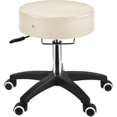 Master Massage Glider Ergonomisks apaļš grozāms regulējams hidrauliskais ratiņkrēsls Friziera krēsls Zobārstniecības krēsls Krēms terapeitam, klīnikai, tetovēšanai, Spa, sejai,