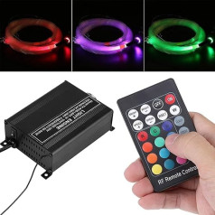 LED Starry Sky Fibre Optic 16 W RGB LED Fibre Optic Light Star Ceiling Kit Starry Sky Fibre Light Installation Kit with Remote Control and 150 Light Fibres