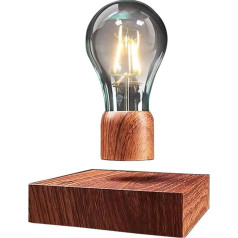 DIDWI Magnētiskā peldošā spuldzes lampa, peldošā LED spuldzes galda lampa, rotējoša levitācija, bezvadu spuldze, dekoratīvā nakts gaisma mājas birojam, Tech Gadžetu rotaļlietas