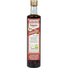 direct&friendly Organic Raspberry Vinegar Condimento Balsamic with Whole Raspberries (500 ml)