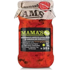 Mama's Food Salsa Mild 290g - skrudintų pipirų salsa su bazilikais ir česnakais