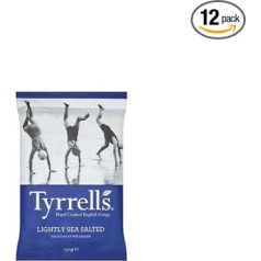 Tyrrell's Lightly Sea Salted 150 g Iepakojums 12 x 150 g