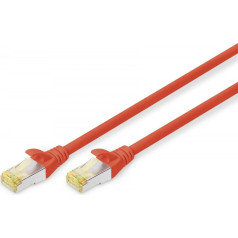 Patch cord s/ftp cat.6a lsoh 0,25m sarkans