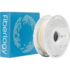 Fiberlogy neilons PA12 + GF15, melns, 1,75 mm (±0,02), 0,50 kg, augstas kvalitātes 15% stikla šķiedras, ražots ES