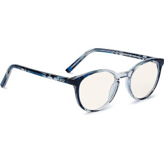 Bolle aizsargcepure Dallas PRBDALL108, aizsargcepure, neilona TR90 Crystal Blue Tortoise, PC-Gläser Plano, viens izmērs