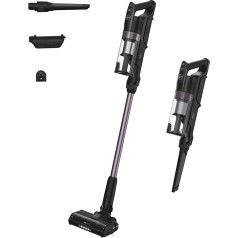 Hoover HF1 Plus [HF1PZ10H] Bezvadu putekļsūcējs ar XL putekļu tvertni un LED diodi, līdz 45 min darbības laiks, visiem grīdas tipiem, pret savērpšanos un matu sapīšanos, akumulatora putekļsūcējs ar stāvvietu