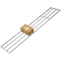 Leichtlast-Förderband mit Lager-Förderschachtsystemen zum Entladen von Fässern, Wasserkartons und Getränken, ABS-Kunststoffrolle, 120 cm Länge, 5 Folien, Farbwahl