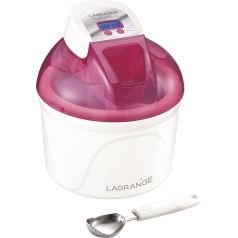 LAGRANGE - Sorbetière-12 W-1,5 litra-Programmable-Arrêt automatique-Framboise - LAGRANGE - FDS-011179