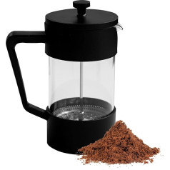 Iconique French Press kafijas automāts 1000 ml melns - paceliet savu rīta kafiju jaunā elegances un garšas līmenī, karstumizturīgs kafijas automāts ar borosilikāta stiklu un