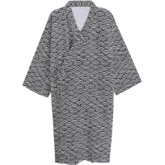 G-LIKE Japāņu kimono naktskrekls - tradicionālais Haori Yukata stils - 100% kokvilnas pavasara vasaras mājas kleita pirts kleita Viegls, plāns naktskrekls sievietēm vīriešiem