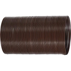 jackfru PE klūgu pinuma niedres, dobas, apaļas, apaļas rotangpalmas 3,5-4 mm plastmasas rotangpalmas 500 g, rotangpalmas pinuma caurule remontam, krēsliem, galdam, glabāšanas grozam, aušanai, amatniecībai (brūna)