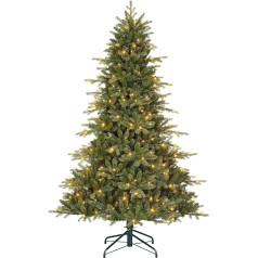 Black Box Trees Boyle mākslīgā Ziemassvētku eglīte ar LED gaismiņām - H215 x Ø142cm - zaļa