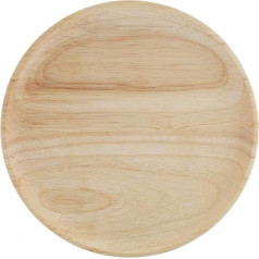 Apaļš servēšanas paplātes, apaļš koka paplātes, mazs dabīgs dekoratīvs šķīvis kafijas galdam, pārtikai, tējai, kafijai, brokastīm, uzkodām, vakariņām gultā, augļu šķīvim, šķīvim (30 x 30 cm)