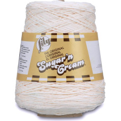 Caron Sugar'n Cream dzija-Cones-Soft Ecru, 100% kokvilna, 400G