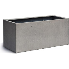 ESCHBACH® Stādu kastīte 80 Concrete Grey Taisnstūra formas * 80 x 31 x 31 cm * 10 gadu garantija