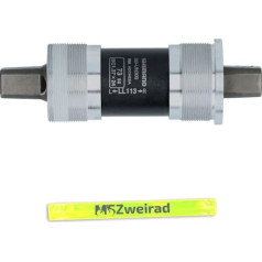 MSZweirad Shimano BB-UN300 Bicycle Bottom Bracket Square BSA 68/73 mm Various Axle Lengths Including Reflective Tape