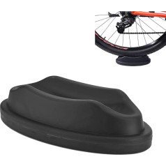 Velosipēda priekšējā riteņa atbalsts Priekšējā riteņa Riser Block Roller Trainer piederumi Priekšējā riteņa atbalsta statīvs Stabilizējošs atbalsts iekštelpu velosipēdu treniņiem un stacionārajiem velosipēdiem 22,8 x 11,8 x 5,7 cm