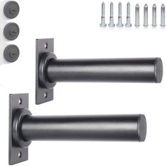 SYL Fitness Sienas svaru plāksnes turētājs Svaru turētājs piemērots 2,5 cm / 3 cm / 5 cm svaru plāksnēm, pārdod pa pāriem