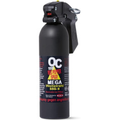 OC5000 SSG-9 Pepper Spray Wide Jet 400 ml ar pistoles rokturi dzīvnieku atbaidīšanai