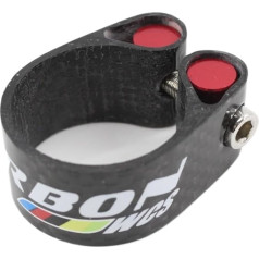 ZHAOQIN velosipēdu sēdekļa skava Road Bike 3k Full Carbon Bike Seatpost Clamp MTB Mountain Bike Carbon Seat Clamp Vieglākā daļa sēdekļa skava (34.9mm izmērs)