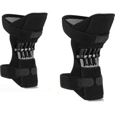 Power Bend Knee Booster, Articulating Knee Support, 1 pāris elpojošs ceļa kronšteins locītavu atbalstam, Rebound Spring Force Knee Power Enhancer Booster