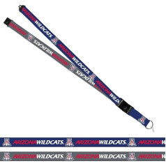 Rico Industries Arizona Wildcats Lanyard NCAA Premium aksesuārs ar pogas klipsi un atdalāmu galu