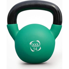 Body Revolution Kettlebells - Swing Dumbbell čuguna hanteles ar neoprēna pārklājumu - bumbiņas svars - pārdod atsevišķi