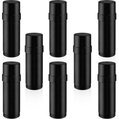8 gab 60ml tukšas plastmasas dezodoranta tvertnes DIY kosmētikas losjons bārs saules aizsargkrēms lūpu balzāms krītiņš melns