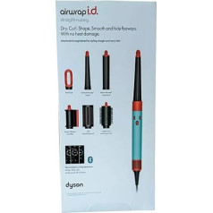 Dyson Airwrap i.d. Multi-Styler un žāvētājs taisnām+viļņotām cirtām HS08 - ar Bluetooth - perfektām cirtām (keramikas patina/Topaz)