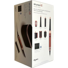 Dyson Airwrap i.d. Multi-Styler un žāvētājs taisnām+viļņotām cirtām HS08 - ar Bluetooth - perfektām cirtām (zemeņu bronzas/rozā)