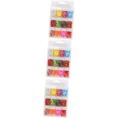 FRCOLOR 36 kastes nagu mākslas piederumi Mini piederumi Augļu diski nagu mākslai Mini apdare Nagu dekorācijas Nagu dekorācijas nagu mākslai Nagu polimēra māla nagu mākslas apdare Augļu mīksta keramika