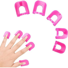 Nagu lakas šablons 52 gabali 10 izmēros Nagu laka Easy Reusable Nagi Edge Skin Barrier