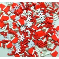 20 g/iepakojumā Mix Sprinkles Beads 3D polimēra māla diski Sequins Helovīna DIY dekorēšanai Akrila skaistumkopšanas nagu mākslas piederumi 1114575001