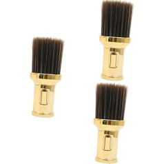 FOMIYES Pack of 3 Powder Brush for the Body Hairdressing Bandana Men's Beard Powder Dispenser Powder Brush Fix Retractable Makeup Brush Hair Cleaner Brush Fibre Neck Care Supplies Men