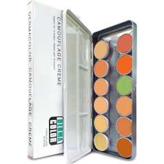 Dermacolor Kamuflāžas palete 12 krāsas, palešu sortiments: C
