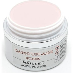 50ml/41g Make Up Acryl Pulver CAMOUFLAGE PINK, krāsainas, akrila pūderis, akrila pūderis Puder